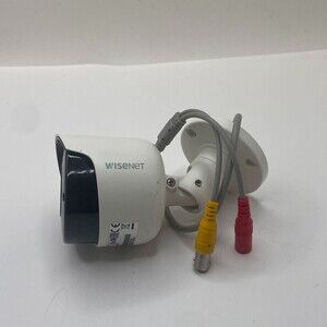 Wisenet SDC-89445BF Bullet White Camera 12V DC BNC Digital Color Hanwha